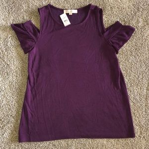 Loft Cold Shoulder Top